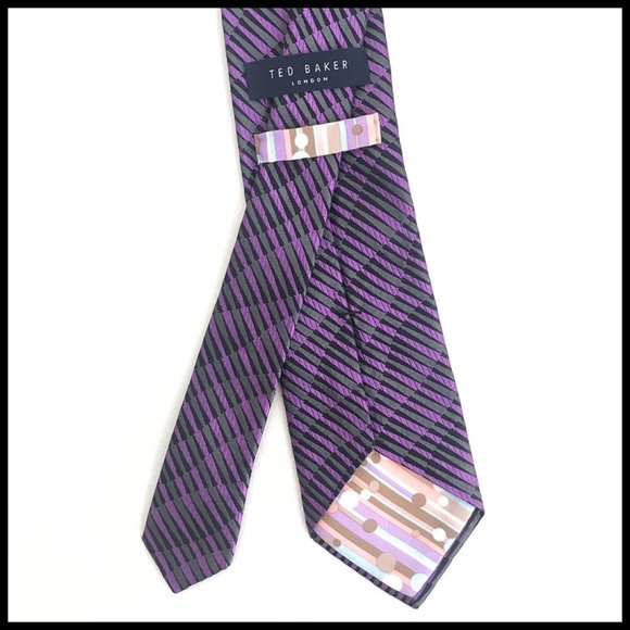 Ted Baker Other - Ted Baker mens accessory, purple striped tie